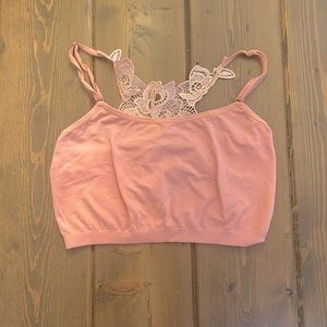 Comfy, pink bralette